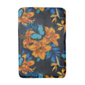 Tropischer Bouquet Badematte (Vorderseite Vertikal)