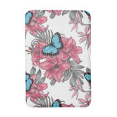 Tropischer Bouquet Badematte (Vorderseite Vertikal)