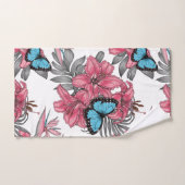 Tropischer Bouquet Badhandtuch Set (Handtuch)