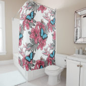Tropischer Bouquet Duschvorhang (Beispiel)
