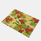 Tropischer Bouquet Fußmatte (Schrägansicht)