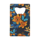 Tropischer Bouquet Geldbeutel Flaschenöffner (Rückseite)