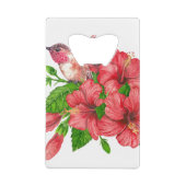 Tropischer Bouquet Geldbeutel Flaschenöffner (Rückseite)