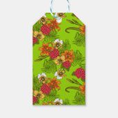 Tropischer Bouquet Geschenkanhänger (Vorderseite)