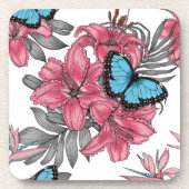 Tropischer Bouquet Getränkeuntersetzer (Vorderseite)