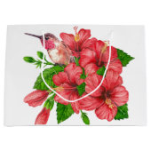 Tropischer Bouquet Große Geschenktüte (Vorderseite)