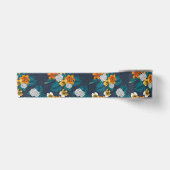 Tropischer Bouquet in Blau Satinband (Vorderseite)