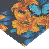 Tropischer Bouquet Kurzer Tischläufer (Ecke)