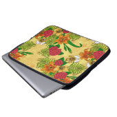 Tropischer Bouquet Laptopschutzhülle (Vorne Knopf)