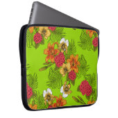 Tropischer Bouquet Laptopschutzhülle (Vorne Rechts)