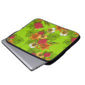 Tropischer Bouquet Laptopschutzhülle (Vorne Knopf)