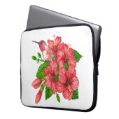 Tropischer Bouquet Laptopschutzhülle (Vorderseite Links)