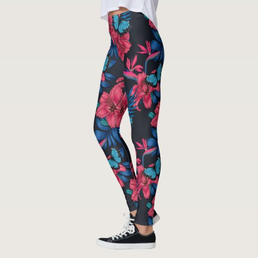 Tropischer Bouquet Leggings (Links)