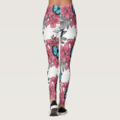 Tropischer Bouquet Leggings (Rückseite)