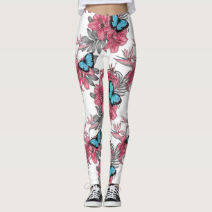 Tropischer Bouquet Leggings