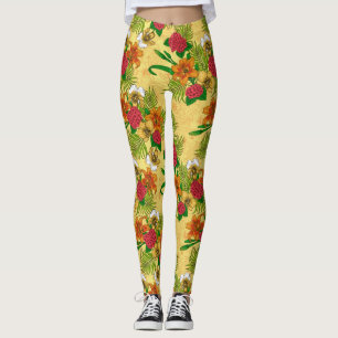 Tropischer Bouquet Leggings