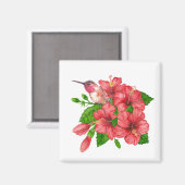 Tropischer Bouquet Magnet (Vorderseite/Rückseite)