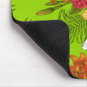 Tropischer Bouquet Mousepad (Ecke)