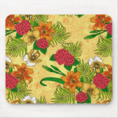 Tropischer Bouquet Mousepad (Vorne)