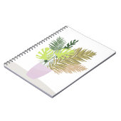 Tropischer Bouquet. Notizblock (Linke Seite)