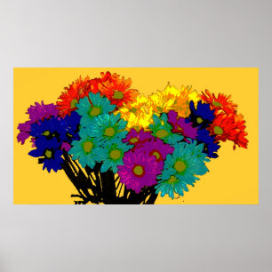 Tropischer Bouquet Poster