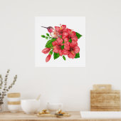 Tropischer Bouquet Poster (Küche)