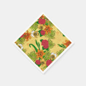 Tropischer Bouquet Serviette (Ecke)
