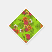 Tropischer Bouquet Serviette (Ecke)