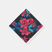 Tropischer Bouquet Serviette (Ecke)