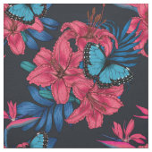 Tropischer Bouquet Stoff (Muster)