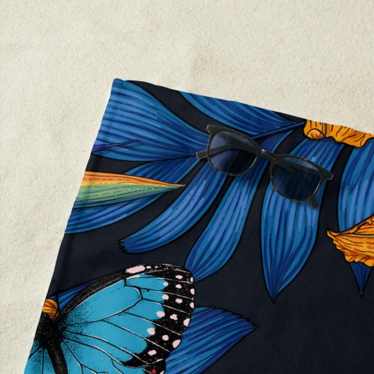 Tropischer Bouquet Strandtuch (Beispiel)