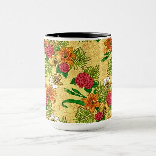 Tropischer Bouquet Tasse (Zentrum)