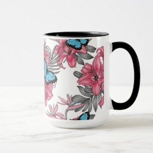 Tropischer Bouquet Tasse