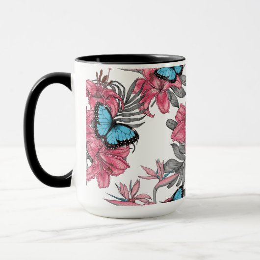 Tropischer Bouquet Tasse (Links)