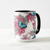 Tropischer Bouquet Tasse (VorderseiteRechts)