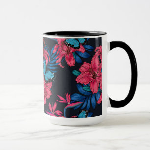 Tropischer Bouquet Tasse
