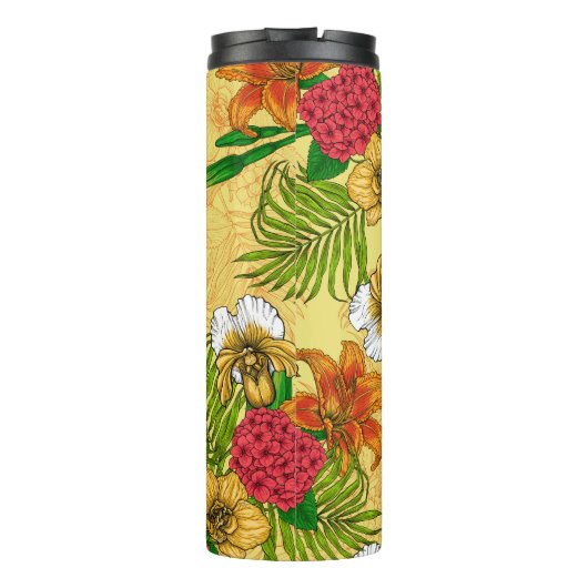 Tropischer Bouquet Thermosbecher (Rückseite)
