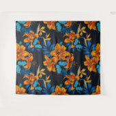 Tropischer Bouquet Wandteppich (Vorderseite (Horizontal))