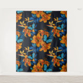 Tropischer Bouquet Wandteppich (Vorderseite)