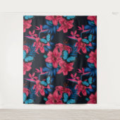 Tropischer Bouquet Wandteppich (Vorderseite)