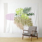 Tropischer Bouquet. Wandteppich (Beispiel (Horizontal))