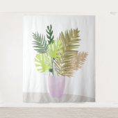 Tropischer Bouquet. Wandteppich (Vorderseite)