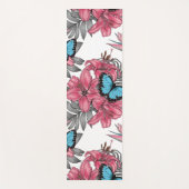 Tropischer Bouquet Yogamatte (Vorderseite)