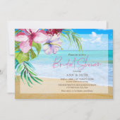 Tropischer Brautparty Einladung (Vorderseite)