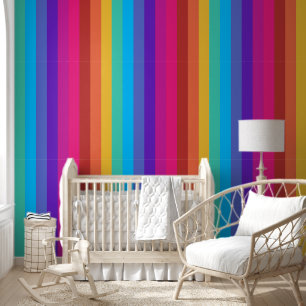 Tropischer Candy Strip PS Vertikal Tapete