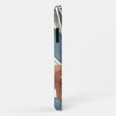 Tropischer Chic Bronze Aquamarin Modernes Muster Case-Mate iPhone Hülle (Hinten/Rechts)