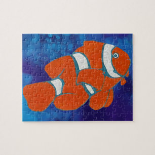 Tropischer Clownfisch aus Salzwasser Puzzle