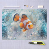Tropischer Clownfisch Seidenpapier (Handwerk)