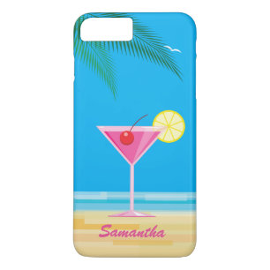 Tropischer Cocktail & Beach iPhone 7 Plus Fall Case-Mate iPhone Hülle
