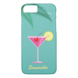 Tropischer Cocktail iPhone 7 Fall - Türkis Case-Mate iPhone Hülle